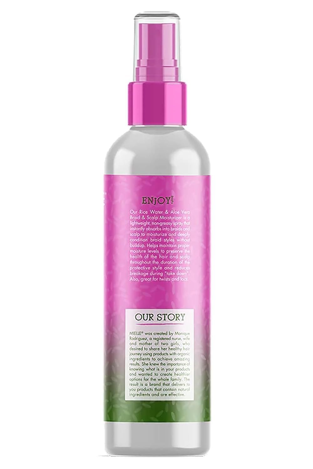 Mielle Rice Water & Aloe Vera Blend Braid & Scalp Moisturizer 8 Fl Oz (Pack of 2) - Image 3
