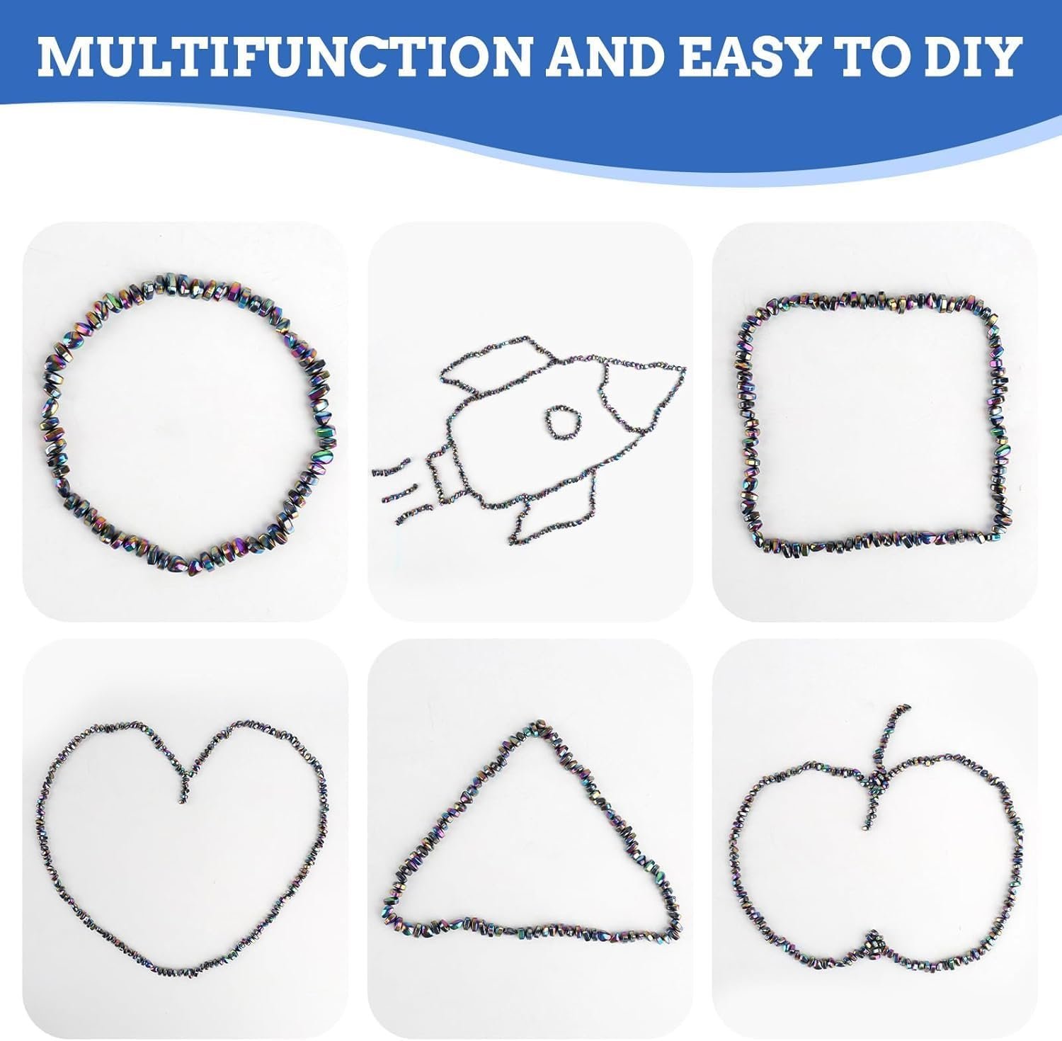 550pcs Putty, Fidget Toys, Fidget Toys Adults ,Sensory Toys,Adults Gifts,Desk Fidgets Toys for Office Stress/Anxiety Relief (550 PCS(Colour)) - Image 6