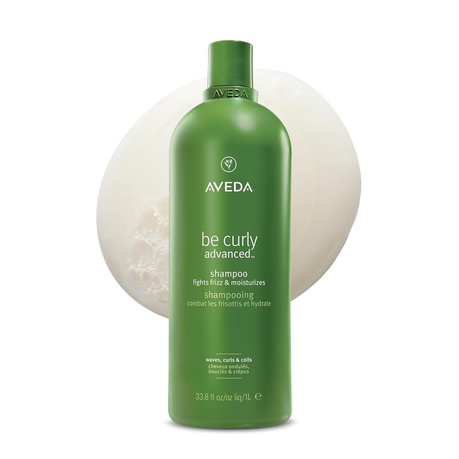 Aveda Be Curly Advanced Shampoo | Moisturizing Shampoo for Curly, Coily, Wavy Hair | Gently Cleanses, Removes Build Up | Fights Frizz | Sulfate Free, Silicone Free | 94% Naturally Derived