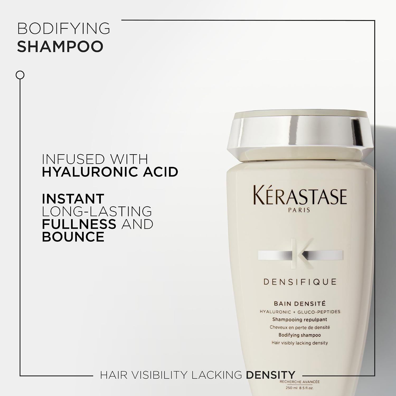 Kerastase Densifique Densité Shampoo - Thickening & Strengthening Shampoo For Fine & Thinning Hair, Removes Build-Up, Hydrates and Adds Shine, With Hyaluronic Acid & Ceramides - Image 2