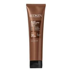 Redken All Soft Mega Curls Hydramelt Leave-In Treatment For Extremely Dry Curly & Coily Hair – Moisturizing Hair Lotion, Enhances Shine