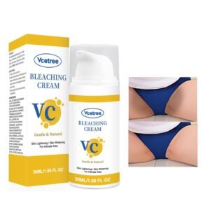 Skin Bleaching Cream Skin Lightening for Body Intimate Areas, Private Parts, Underarm, Knees, Elbows, Inner Thigh, Bikini Area, Whitening Cream Dark Spot Remover For Intimate Areas (1FL OZ)