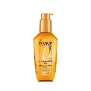 L’Oréal Paris Elvive Extraordinary Oil Miracle Hair Serum, Intense Nourishment, Up to 6x more Shine, up to 230° heat protection, suitable for all hair types, 100ml