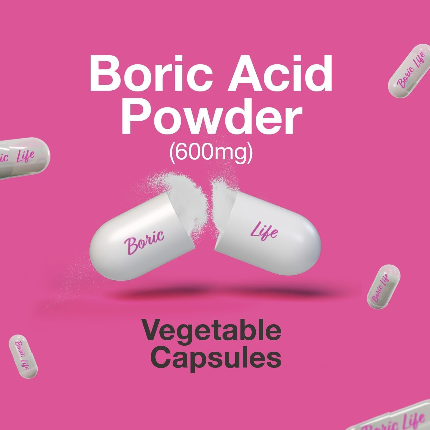 NutraBlast Boric Acid Suppositories - 100% Pure Made in USA - Boric Life Intimate Health Support (30 Count) - Image 5