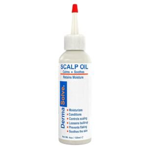 Dermasolve 4 oz Psoriasis, Seborrheic Dermatitis, & Dandruff Scalp Oil – Dermatologist Approved – Flaky Scalp Relief, Clinically Tested, Long-Lasting Itch-Free, High-Performance Formula