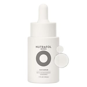 Nutrafol Women’s Hair Serum, Supports Visibly Thicker and Stronger Hair, Vegan, Lightweight and Fast-Absorbing