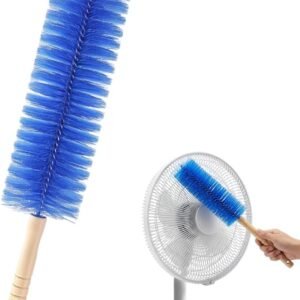 Fan Cleaning Brush, Microfiber Bendable Fan Duster, Washable Ceiling Vent Cleaner for Blinds Home & Car Cleaning (Blue)