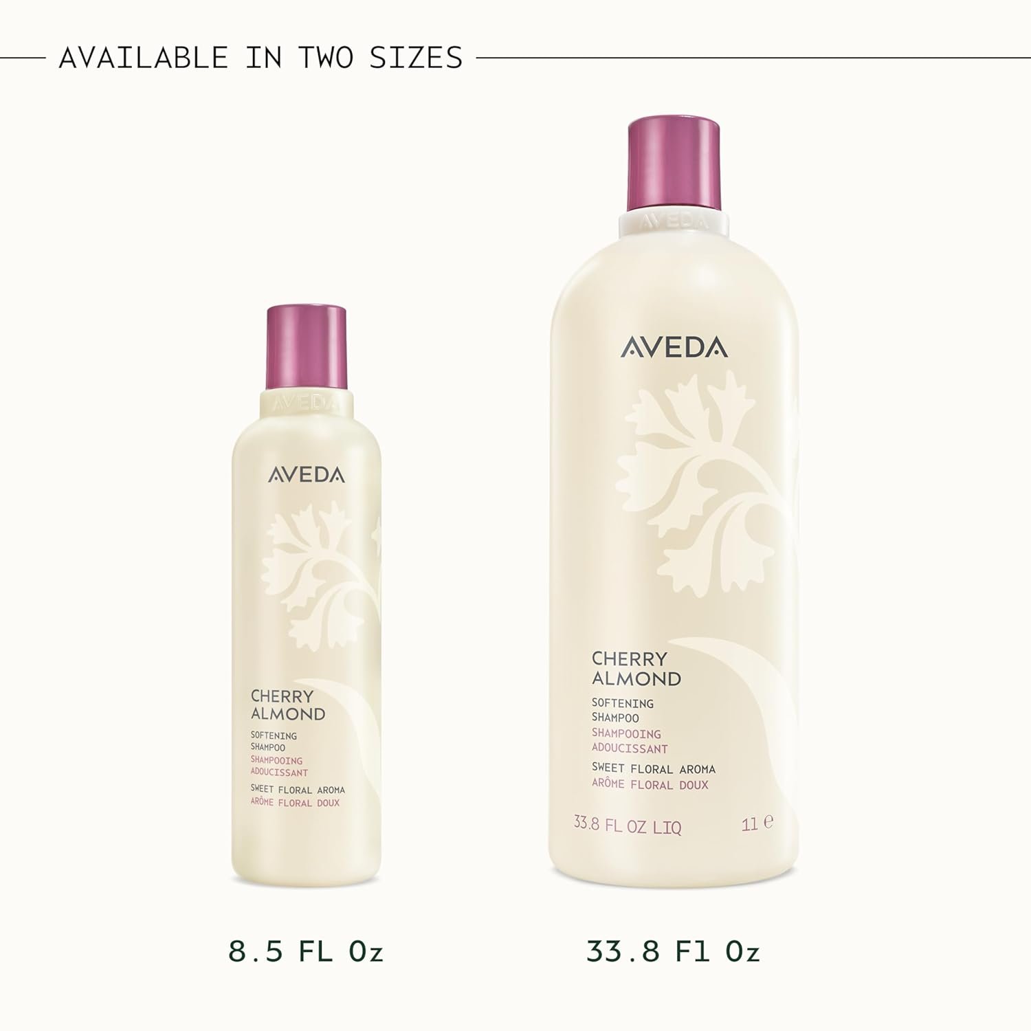 Aveda Cherry Almond Softening Shampoo | Adds Softness and Shine | for Normal to Dry Hair | 97% Naturally Derived* | Silicone Free | Iconic Cherry Almond Aroma of Tonka, Orange, Ylang Ylang - Image 9