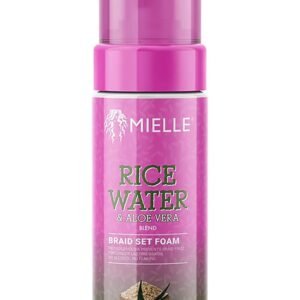 Mielle Rice Water & Aloe Vera Blend Braid Set Foam 7.5 FL Oz (Pack of 2)