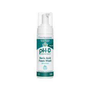 pH-D Feminine Health – Boric Acid Foam Wash – pH-Balanced, Paraben-Free, and Plant-based (Sensitive, 6 Fl Oz (Pack of 1))