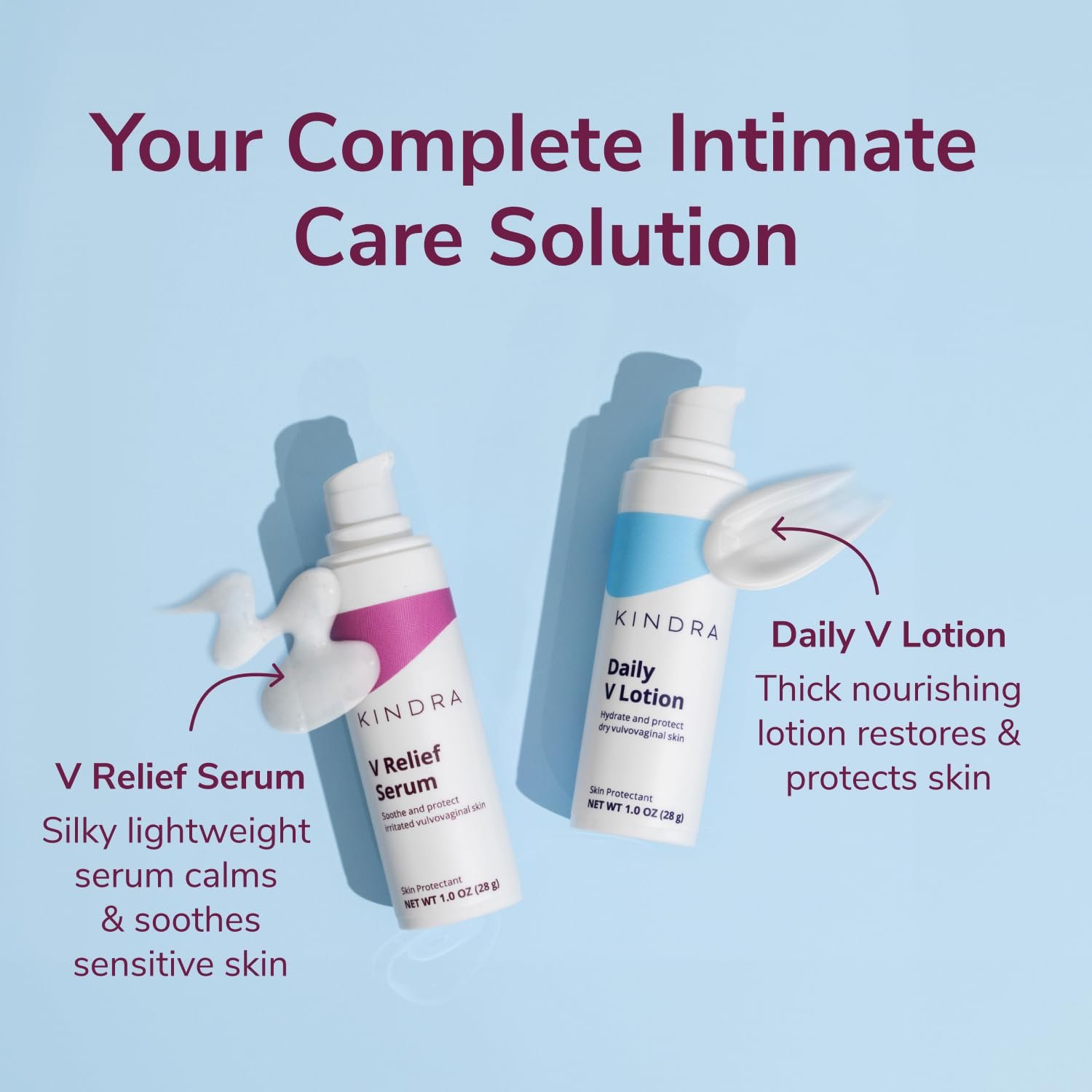 Kindra V Relief Serum - Perimenopause & Menopause Support Moisturizer for Intimate Discomfort - Vegan Feminine Moisturizer for Intimate Skin Care Specially Formulated for Sensitive Skin - (1oz) - Image 8