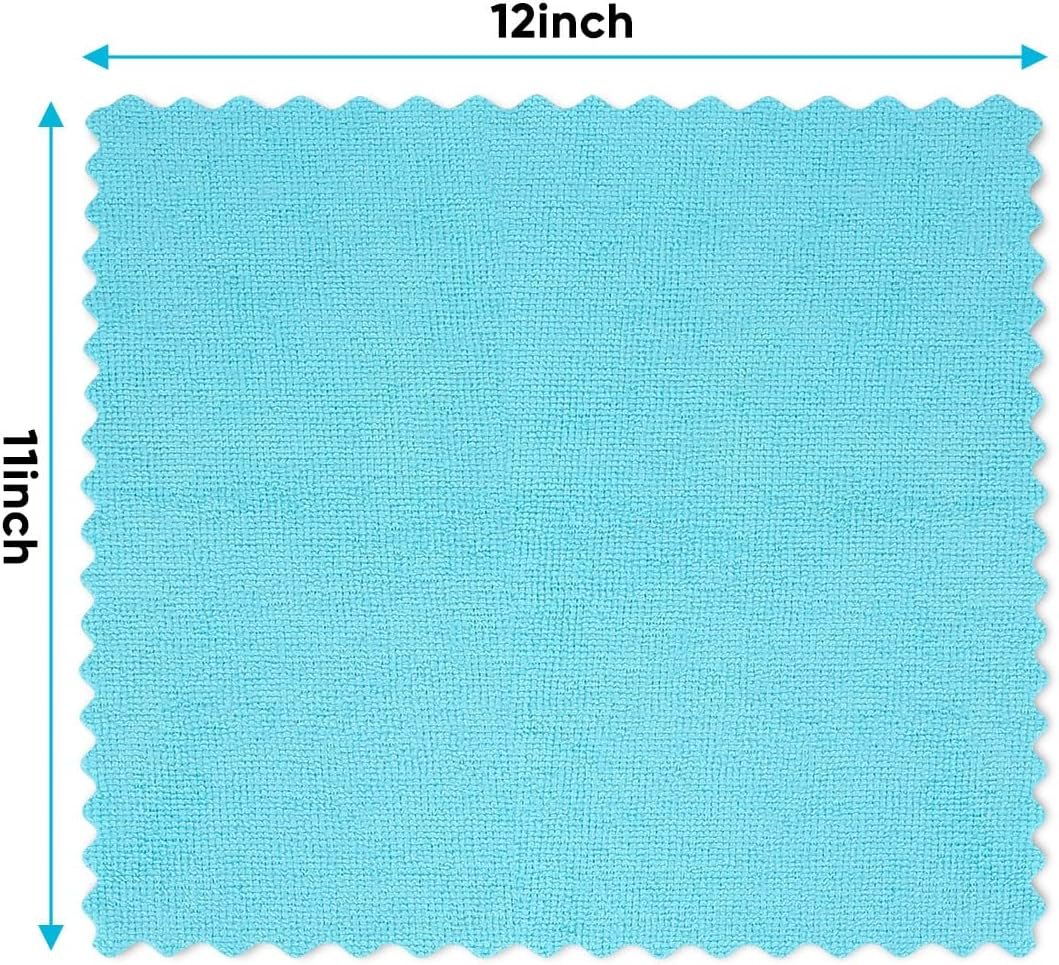 Orighty Microfiber Cleaning Cloth, 24 Pack Highly Absorbent Cleaning Rags, Household Cleaning Supplies, Reusable Microfiber Towels Lint Free Cloths for House, Kitchen, Car Care, 12x11 inch - Image 5