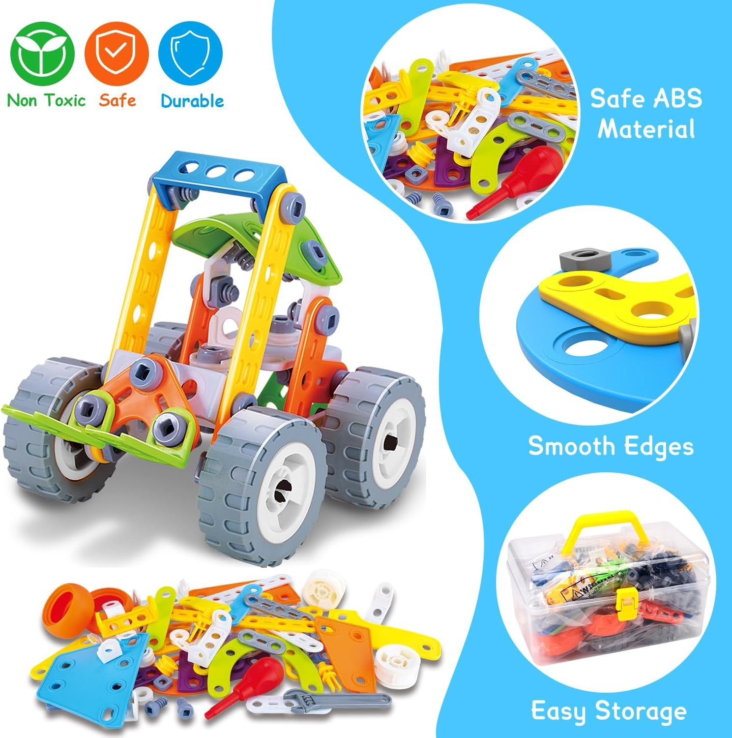 10 in 1 STEM Toys for 4 5 6 7 8+ Year Old Boy Girl Birthday Gifts Building Toys Stem Kits Activities for Kids Ages 4-8 5-7 6-8 Educational Learning Boy Toys Age 3-5 4-6 8-10 Engineering Creative Games - Image 7