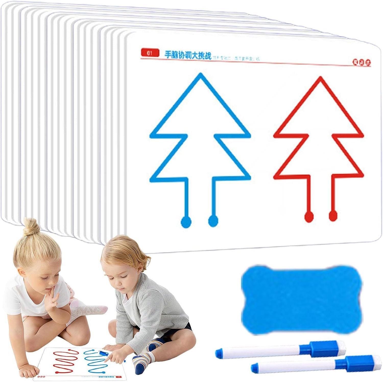 Brain Activation Exercises, Neurokids BrainGames for Kids, Brain-Development Training Cards, 20 Brains Training Card Game, Left & Right Brains Development Card for Parent-Child Interaction - Image 8