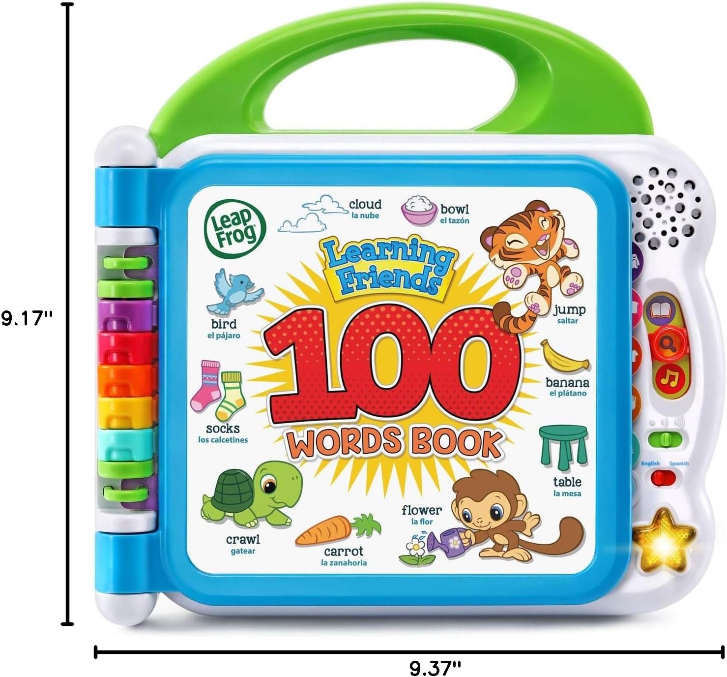 LeapFrog Learning Friends 100 Words Book, Green - Image 8