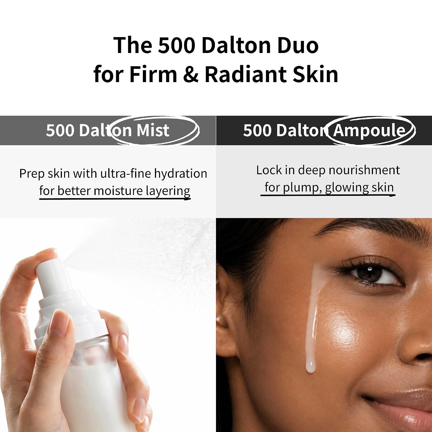 500 Dalton Protein Mist with 30 Collagen Peptides, 43% Collagen Complex, Korean Anti-Aging Firming Derma Serum Mist, Hydrating Plumping Spray for Smile Lines & Wrinkles, Korean Skin Care, 1.86 fl.oz. - Image 14