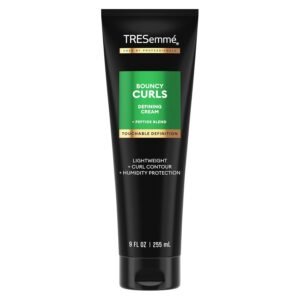 TRESemmé Defining Cream 1 ct Bouncy Curls for Lightweight + Curl Control + Humidity Protection, with Peptide Blend, 9 fl oz