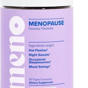 O Positiv MENO Gummies for Menopause, 30 Servings (Pack of 1) – Hormone-Free Supplements for Women with Black Cohosh & Ashwagandha KSM-66 – Helps Alleviate Hot Flashes, Night Sweats, & Mood Swings