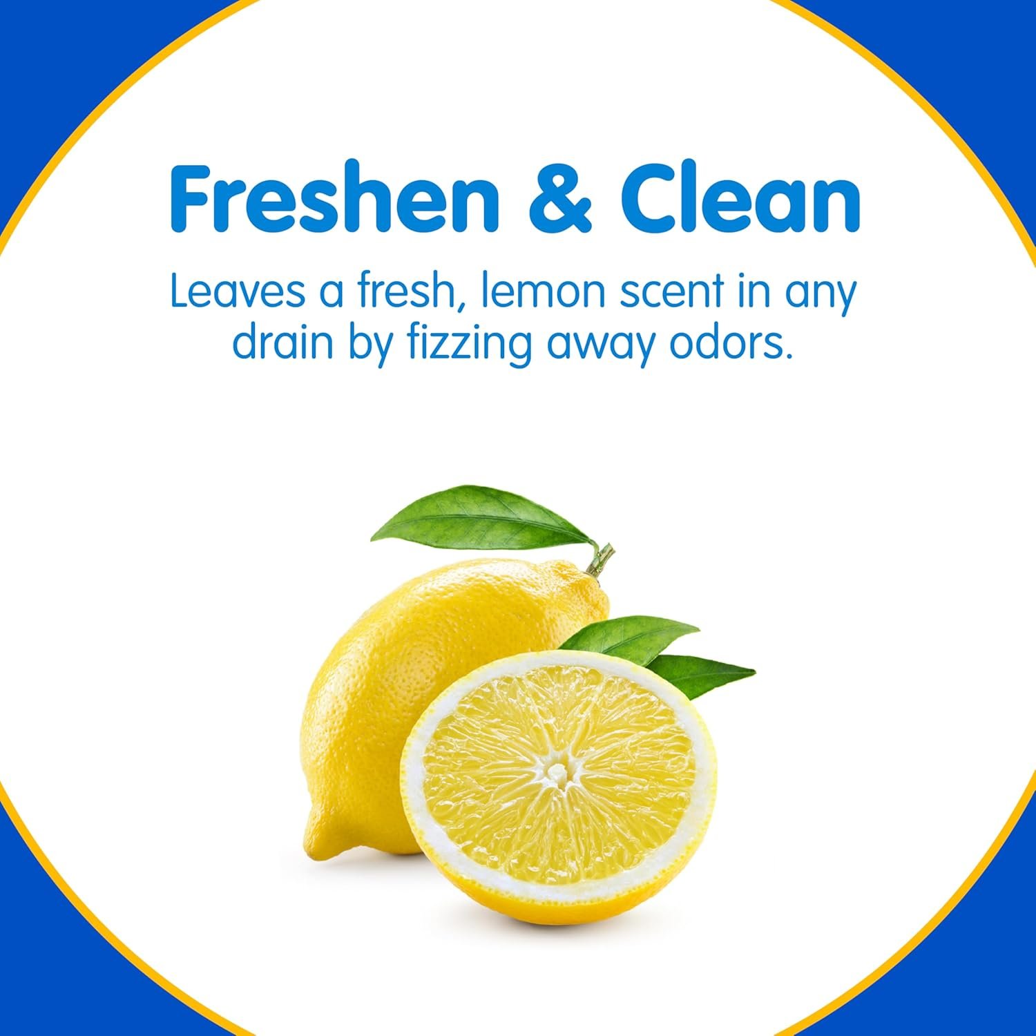 Plink Fizzy Drain Cleaner and Freshener, Prevents Drain Clogs and Buildup, Removes Odors from Bathroom and Kitchen Sinks, Septic-Friendly, Made in the USA, Lemon Scent, 18 Tablets - Image 4