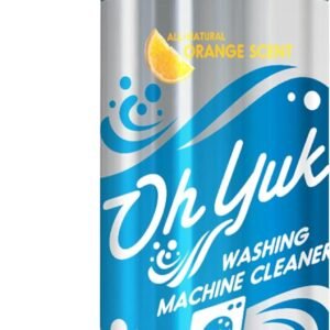 Oh Yuk Washing Machine Cleaner For All Washers (Top Load, Front Load, HE and Non-HE), Natural Citrus Fragrance, Four Cleanings Per Bottle, Septic Safe, 16 Fl Oz