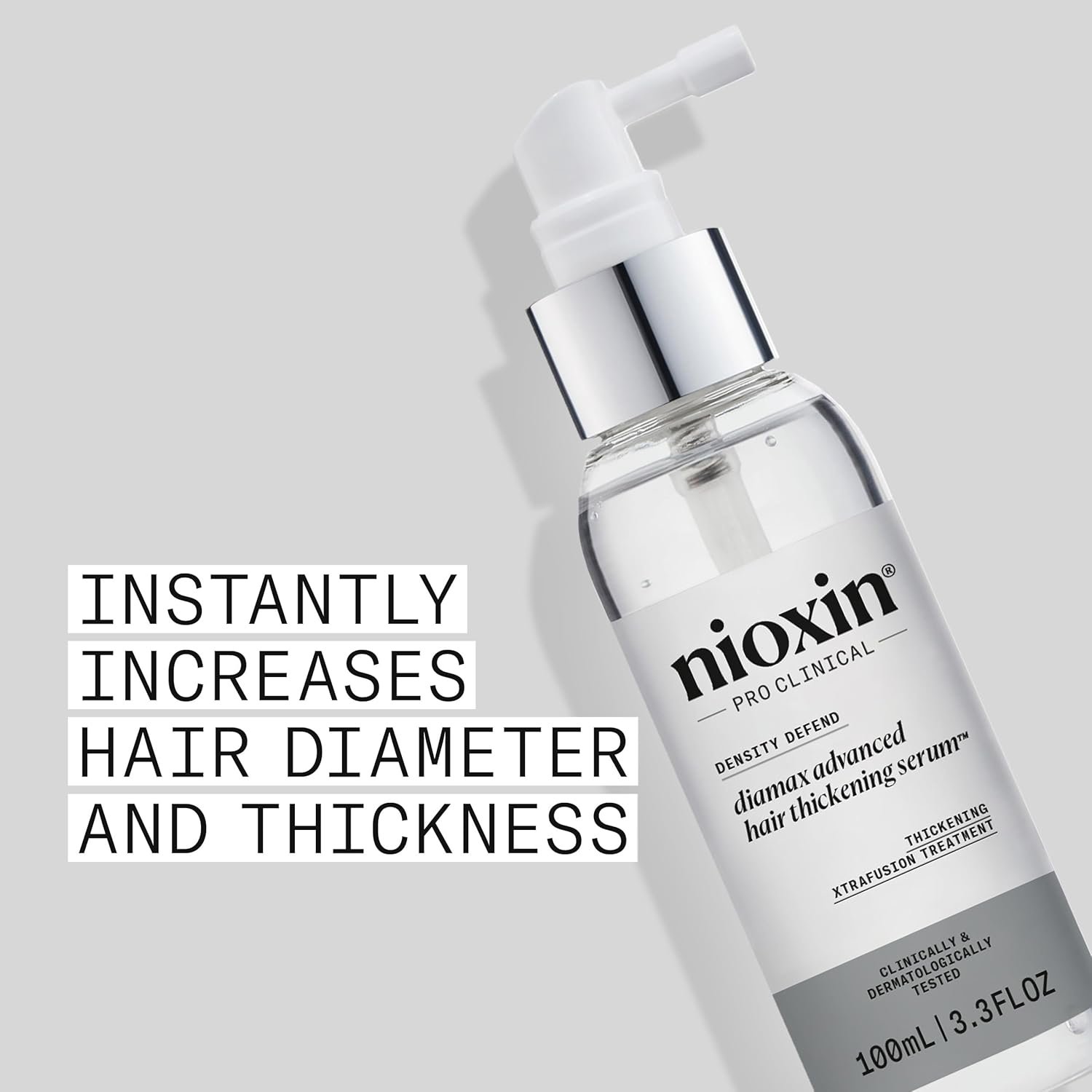 Nioxin Hair Thickening Serum | Night Density Rescue Serum | Density Defend Diamax Advanced | For Thicker, Fuller-Looking Hair | Against Breakage - Image 3
