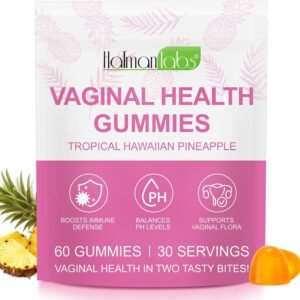 newseel Vaginal Probiotics for Women,Ph Balance for Women,Feminine Balance Gummies,Womens Probiotic Vaginal Vitamins Supplement,Improve Immune,Promote Vaginal Health – 60 Pineapple Gummies