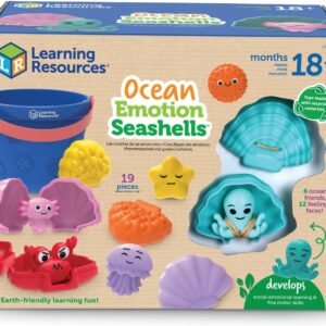 Learning Resources Ocean Emotions Seashells, Ocean Animals Figures, Seaside Game, Sand Toys, Sensory Toys, Sensory Bin, Toddler Outdoor, Preschool Classroom Must Haves, Montessori
