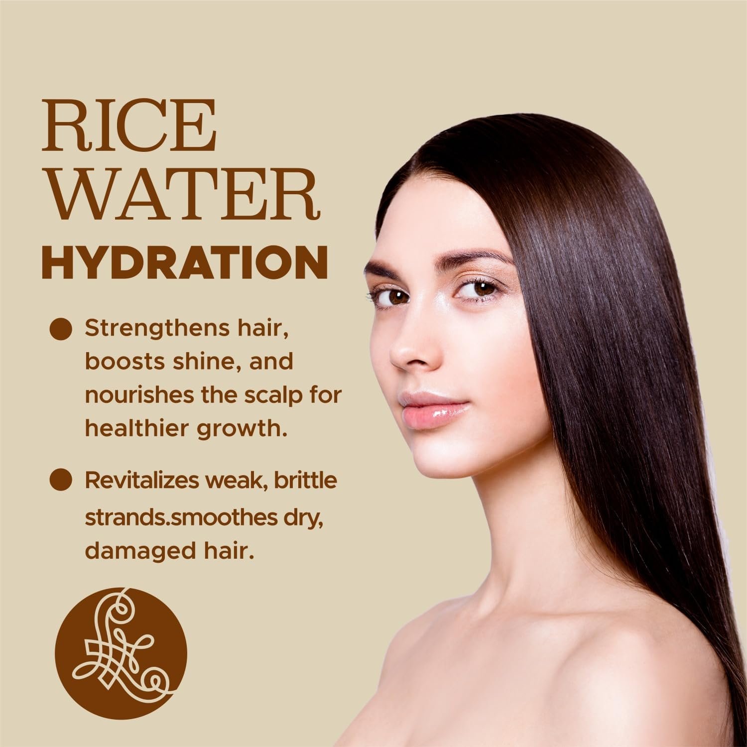 Luseta Rice Water Shampoo Strengthening & Nourishing Revitalizes Shine for All Hair Types Hydrating & Frizz Control for Women and Men 16.9oz - Image 5