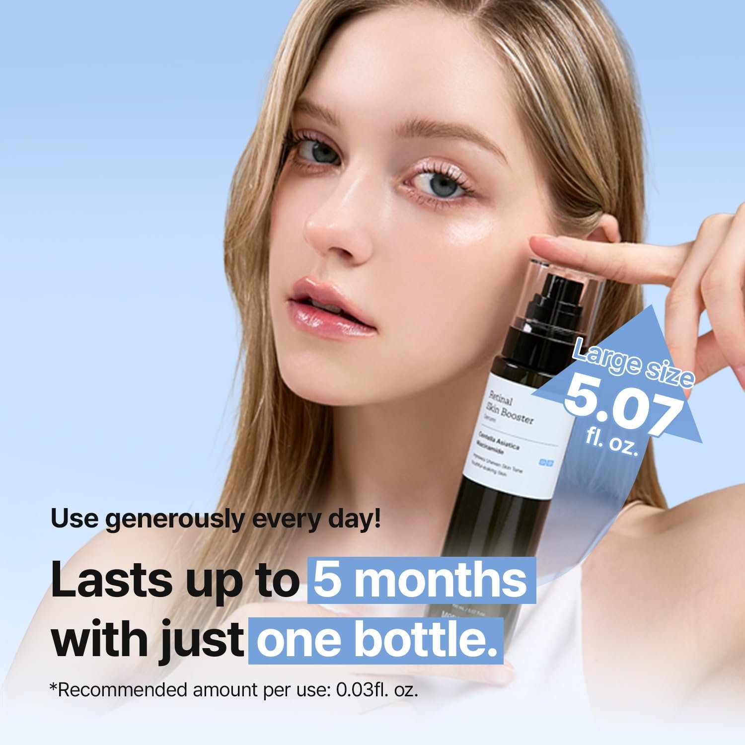 MEDITHERAPY Retinal Skin Booster Serum | Retinaldehyde, Niacinamide Anti-Aging Serum - K-Beauty Facial Serum for Fine Lines, Firming & Radiance | Hydrating Face Serum All Skin Types, 5.07 fl oz - Image 8