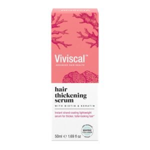 Viviscal Hair Thickening Serum, Leave-in Elixir for Thicker, Fuller Looking Hair, Instant Lightweight Hair Product with Keratin & Biotin, 1.69 fl oz