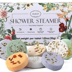 Shower Steamers Aromatherapy Blriet Gifts for Women, Teen Girls, Wife, Her, Mom, Father Days, Daughter, Grandma Basket Stuffers Birthday Gifts Decoration Travel Essentials Self Care Home Spa 8 Pack