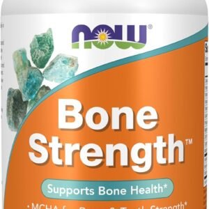 NOW Foods Supplements, Bone Strength™ with Microcrystalline Hydroxyapatite (MCHA), Magnesium and Vitamins C,D and K, 240 Capsules