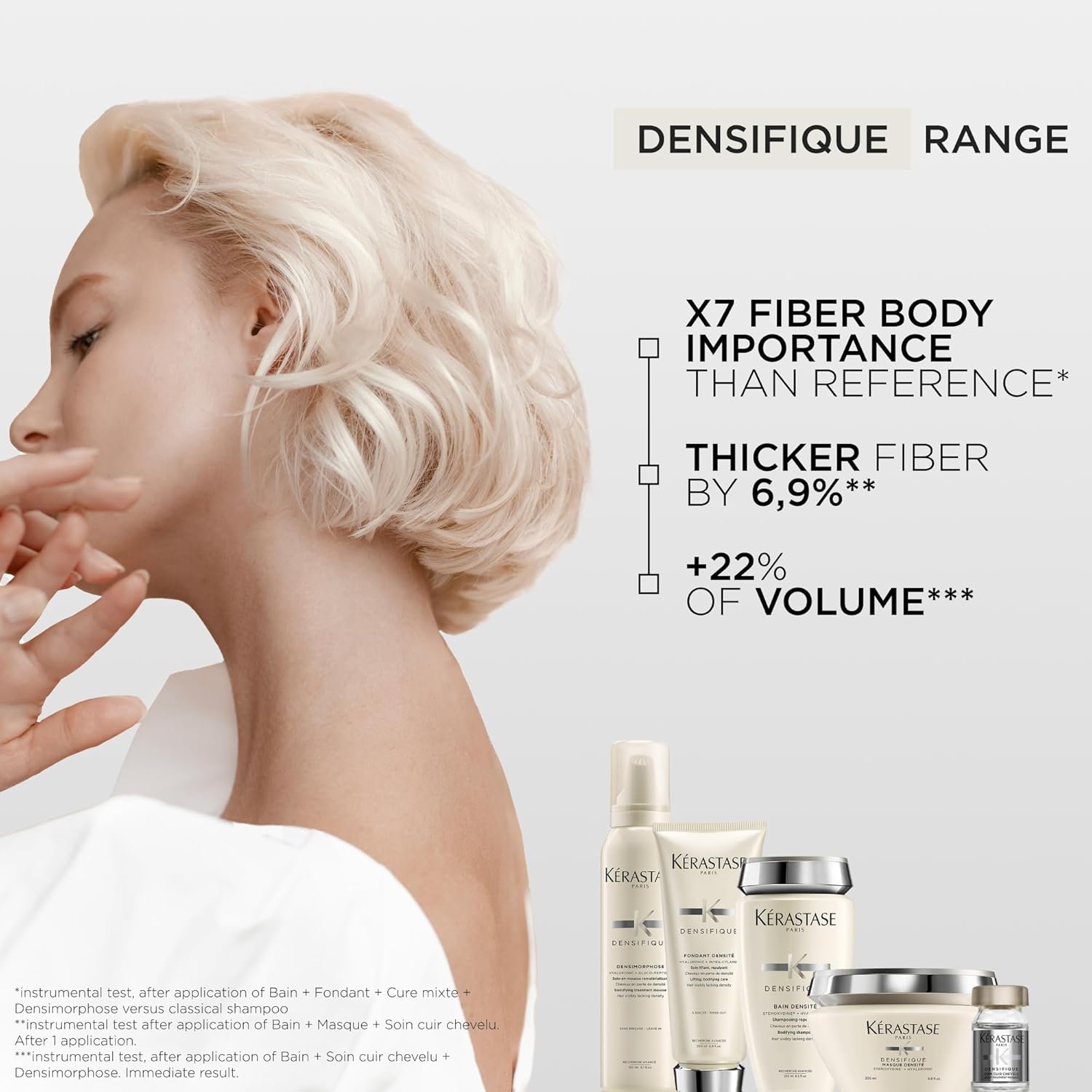 Kerastase Densifique Densité Shampoo - Thickening & Strengthening Shampoo For Fine & Thinning Hair, Removes Build-Up, Hydrates and Adds Shine, With Hyaluronic Acid & Ceramides - Image 7