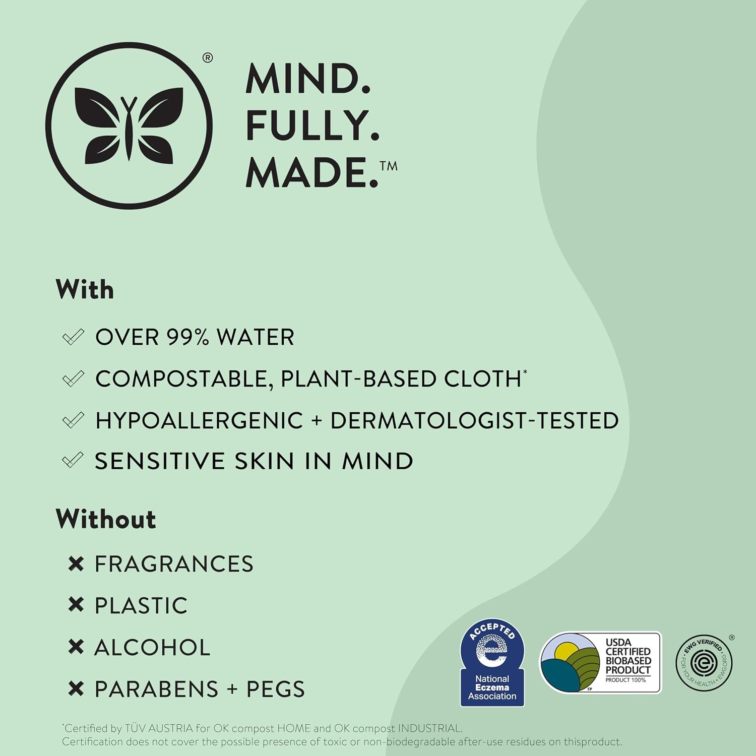 The Honest Company Hypoallergenic Multi-Use Baby Wipes for Sensitive Baby Skin, Terrazzo, 36 Count - Image 6