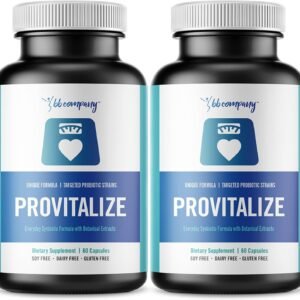 BB Company Provitalize | Probiotics for Women, Menopause | Joint Support, Sexy Midsection Curves, Digestive Health, Menopause Bloat | Turmeric Curcumin Moringa | Packaging Vary | 2 Pack