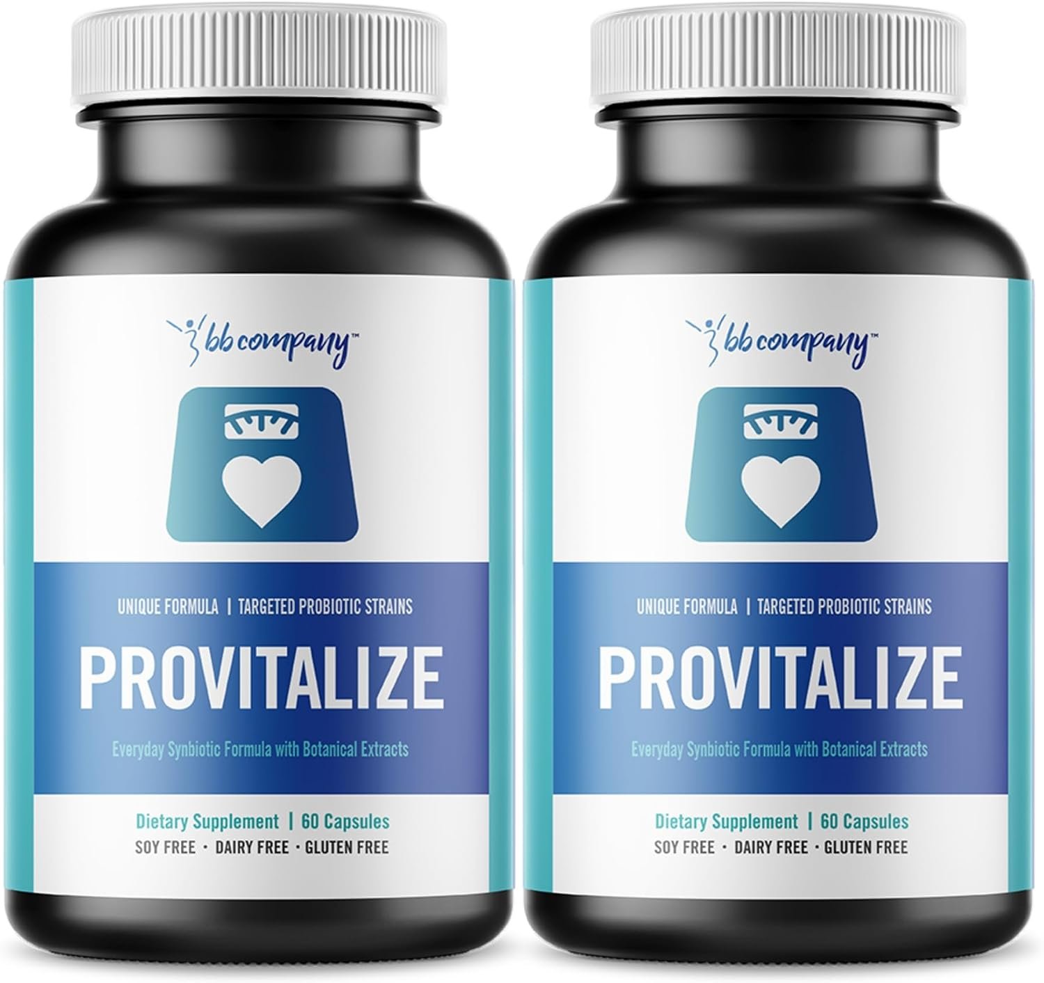 BB Company Provitalize | Probiotics for Women, Menopause | Joint Support, Sexy Midsection Curves, Digestive Health, Menopause Bloat | Turmeric Curcumin Moringa | Packaging Vary | 2 Pack