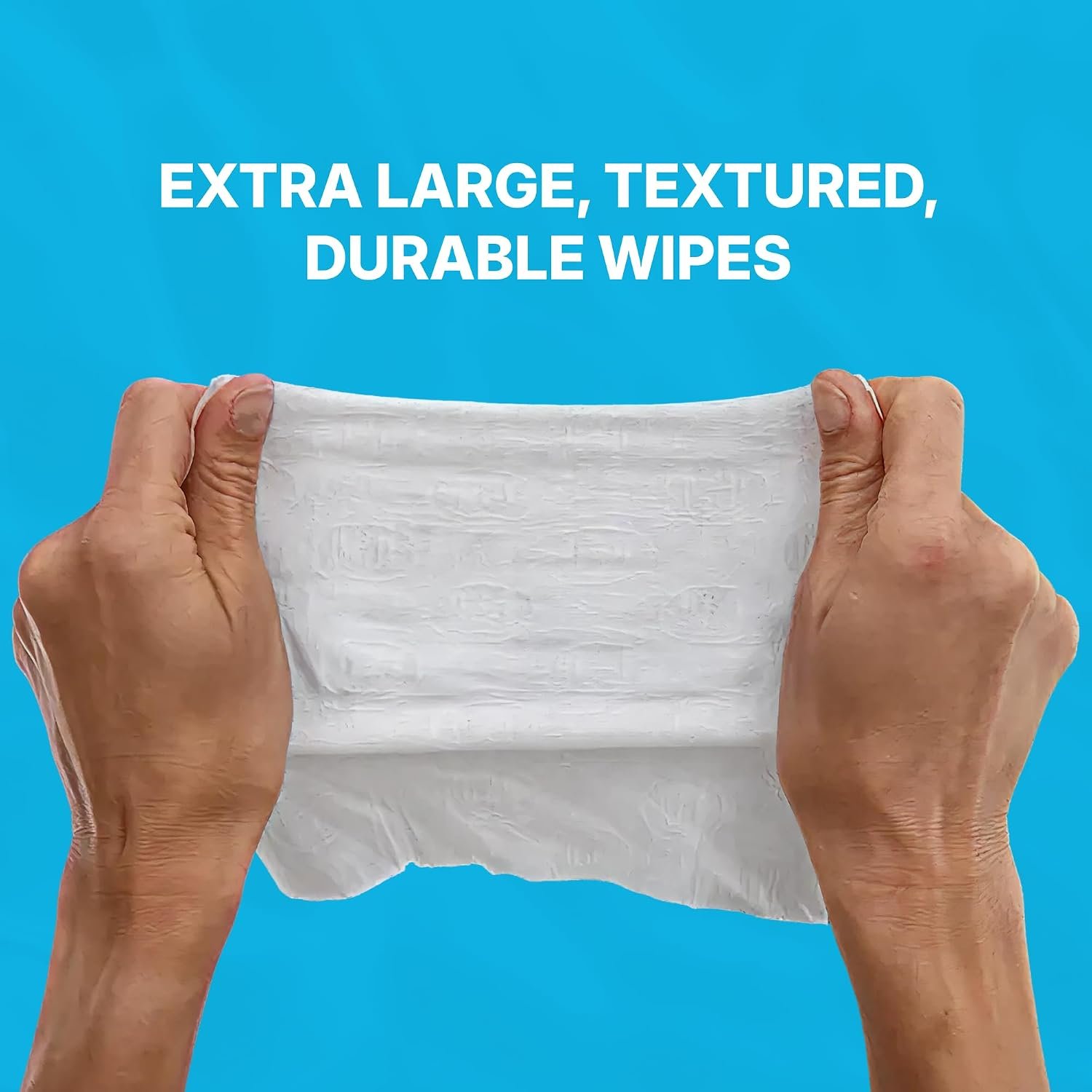 WaterWipes Sensitive Whole Body Cleansing Wipes, 99.9% Purified Water, XL Textured Wipes, Incontinence Care, Fragrance Free, 360 Count (12 Packs) - Image 7