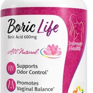 NutraBlast Boric Acid Suppositories – 100% Pure Made in USA – Boric Life Intimate Health Support (30 Count)