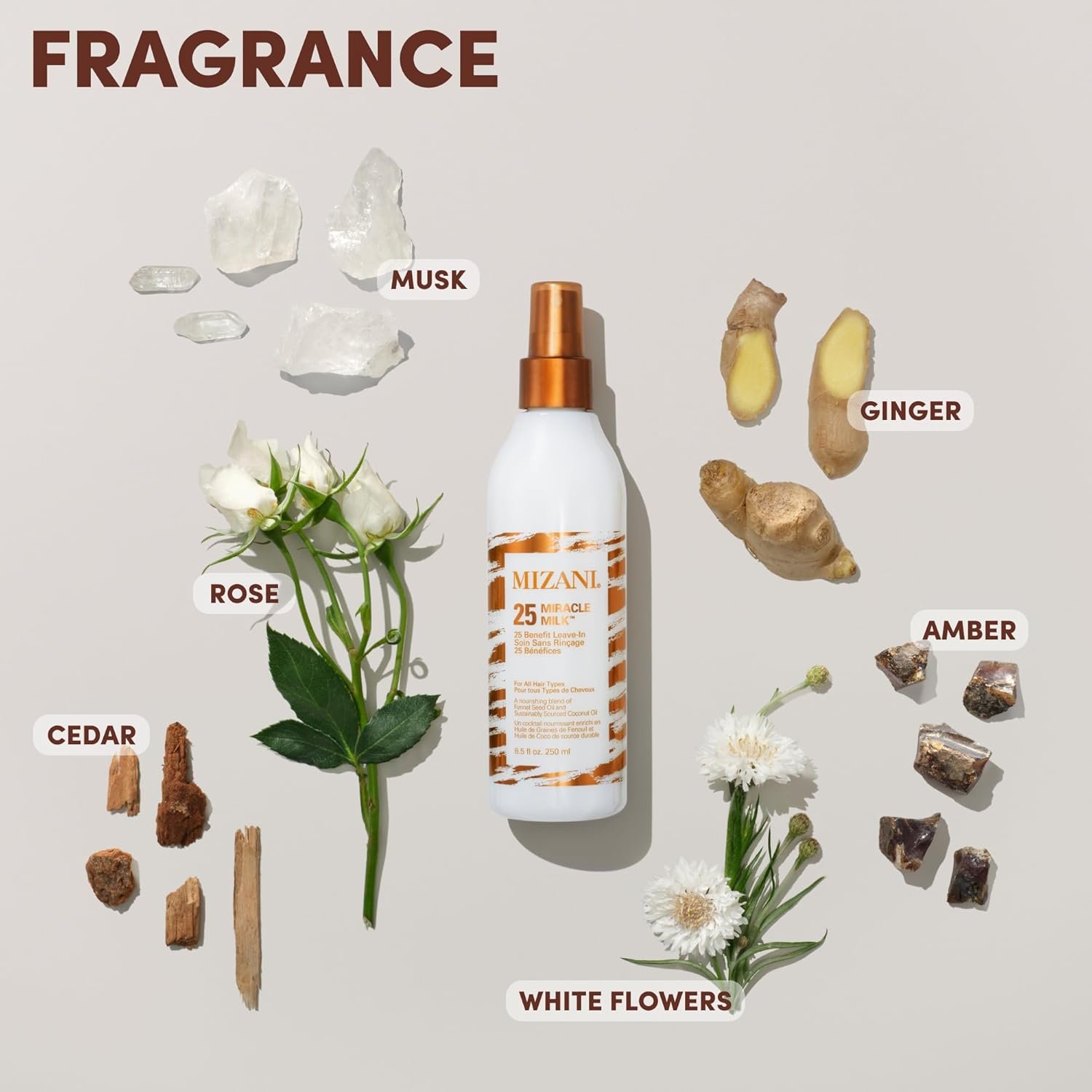 Mizani 25 Benefit Miracle Milk - Leave in Conditioner for Curly Hair, With Coconut Oil, Curl Detangler Spray, Anti Frizz Heat Protectant, No Drying Alcohols, Paraben-Free - Image 6