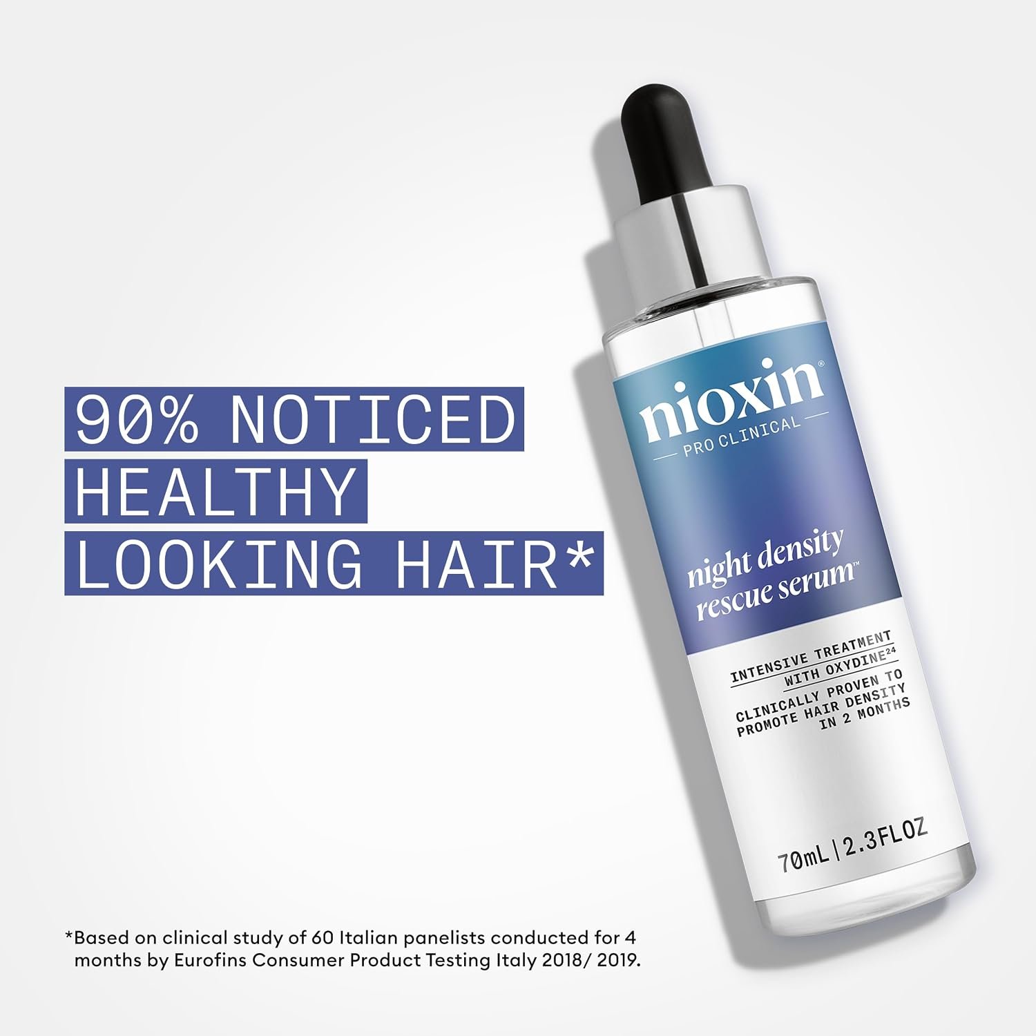 Nioxin Hair Thickening Serum | Night Density Rescue Serum | Density Defend Diamax Advanced | For Thicker, Fuller-Looking Hair | Against Breakage - Image 3