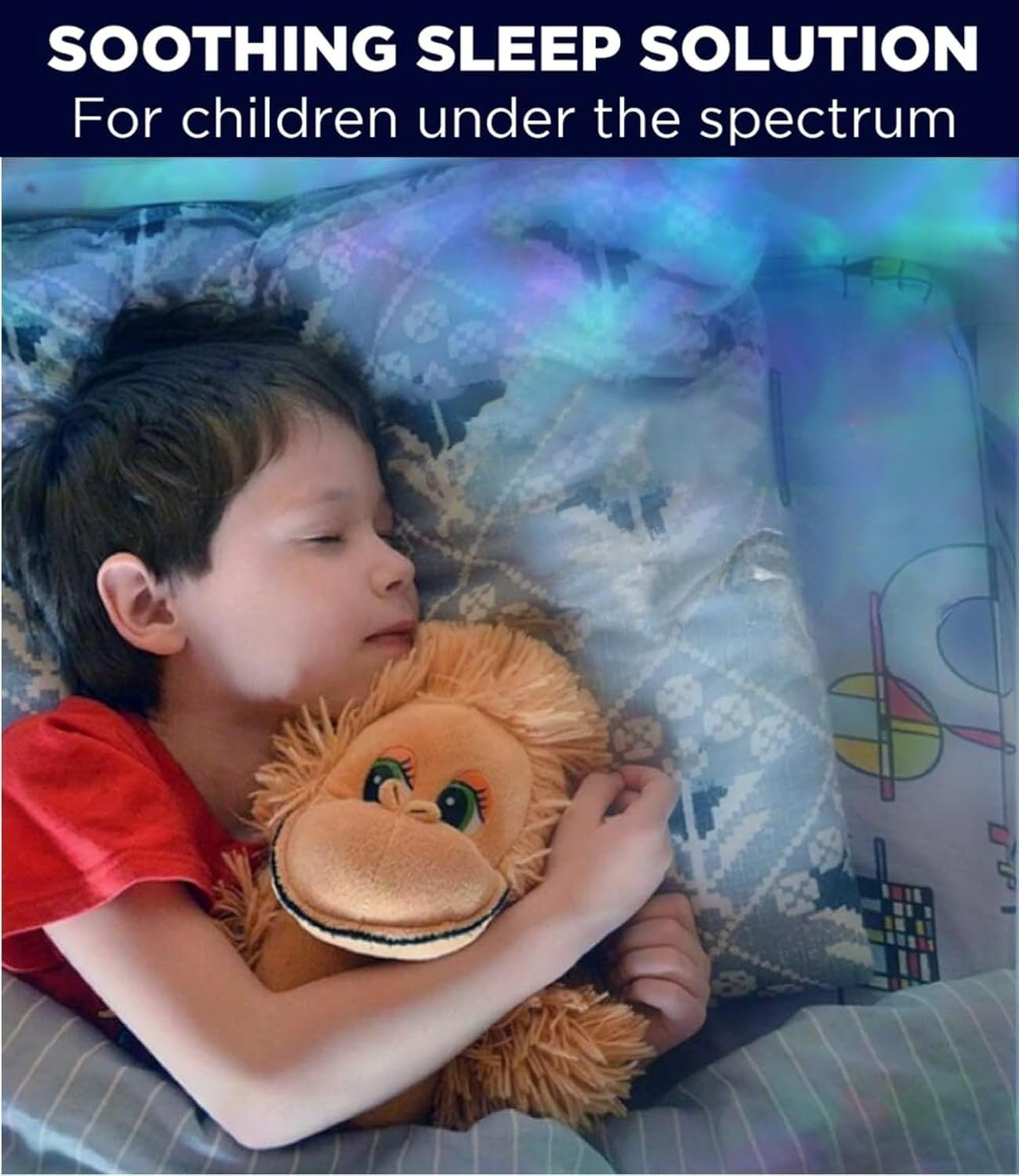 Calming Sensory Lights, Sensory Toys for Kids with Autism, Ocean Light Projector with 15 Color Patterns, Light Projects Water Ripple Effects onto Walls and Ceilings, Autism Toy,for Children and Adults - Image 5