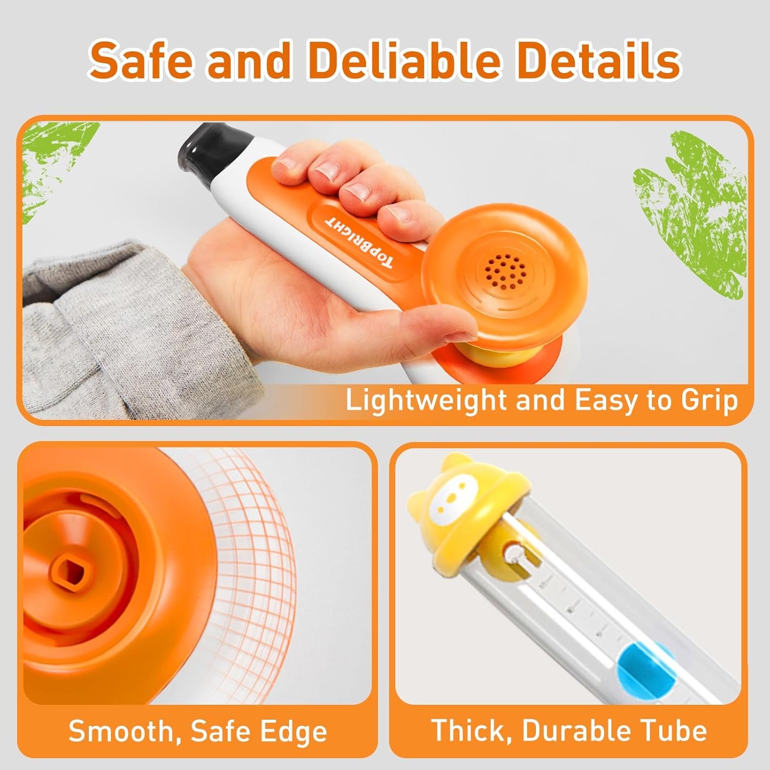 TOP BRIGHT 3in1 Sensory Toys for Toddlers Autism, Oral Motor Speech Therapy Montessori Toys for 3 4 5 Year Old with Whistle, Ball Blowing, Floating Blow Pipe Balls Birthday Gift - Image 6