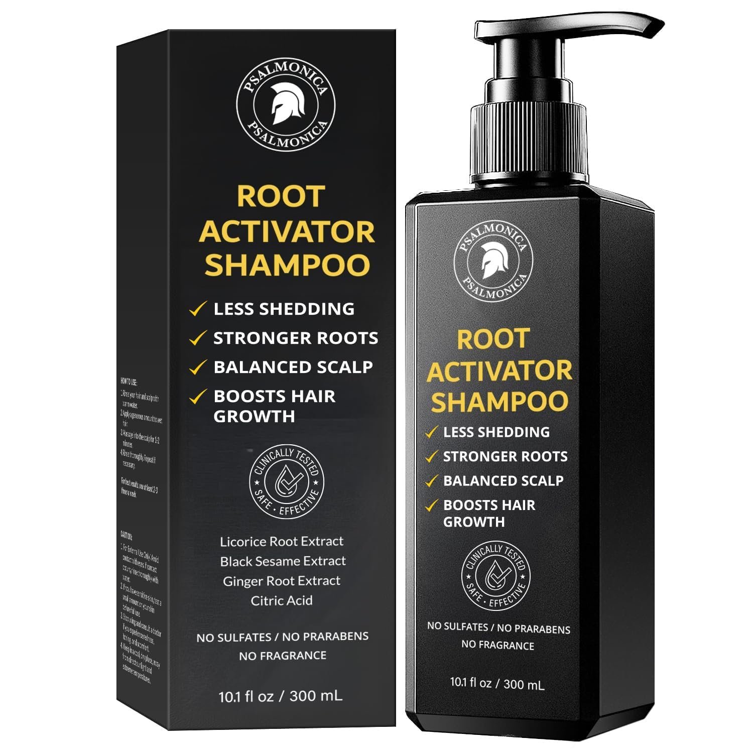 Root Activator Shampoo for Men: Hair Growth Shampoo for Hair Loss and Thinning Hair - Hair Loss Regrowth Shampoo for Men Women (Refreshing Scent)