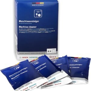 Bosch 312477 Dishwasher Cleaner – 1 Pack of 4 Bags (Total: 6.4 oz / 180g, Each 1.6 oz / 45g) – Removes Limescale & Grease | Improves Performance & Extends Appliance Life