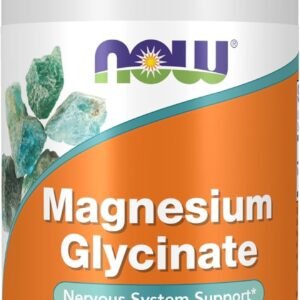 NOW Supplements, Magnesium Glycinate 100 mg, Highly Absorbable Form, 90 Tablets