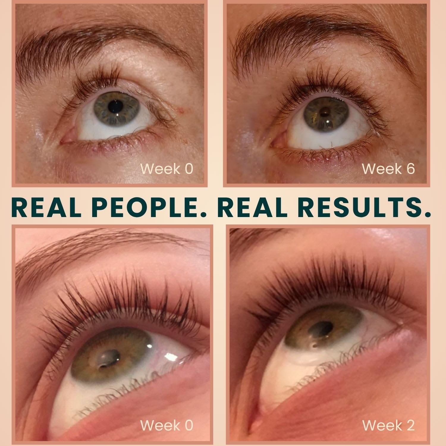 USDA Organic Castor Oil Lash Serum - Premium All Natural Cold Pressed Castor Oil Eyelash Growth Serum with Mascara Tube - Eyelash Treatment and Conditioner - For Thicker and Fuller Lashes - Image 5
