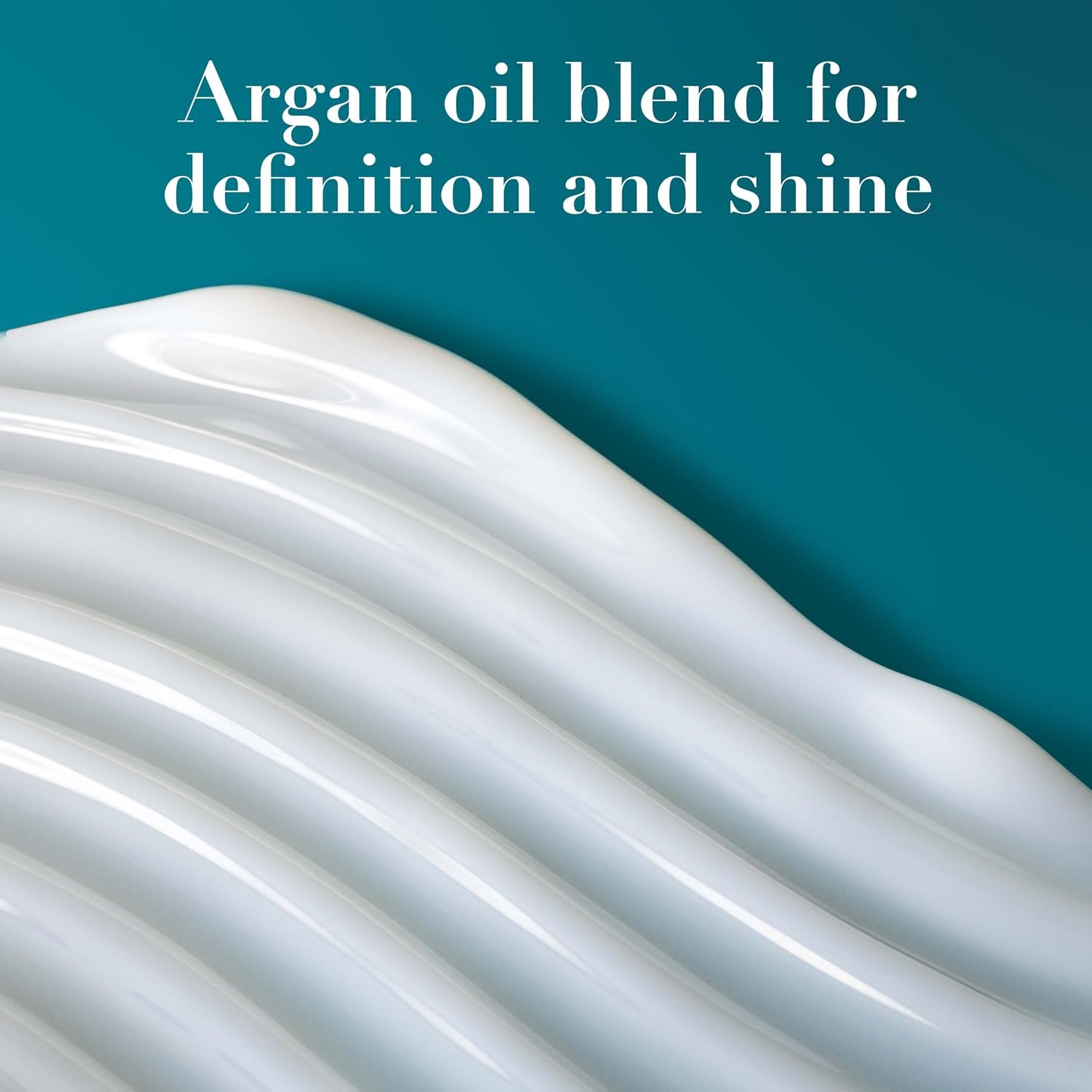 OGX Argan Oil of Morocco Curl-Defining Styling Cream, Anti-Frizz Curl Cream for Curly Hair & All Textures, Cold-Pressed Argan Oil, Paraben-Free, Sulfate-Free Surfactants, Curly Hair Products, 6 oz - Image 5