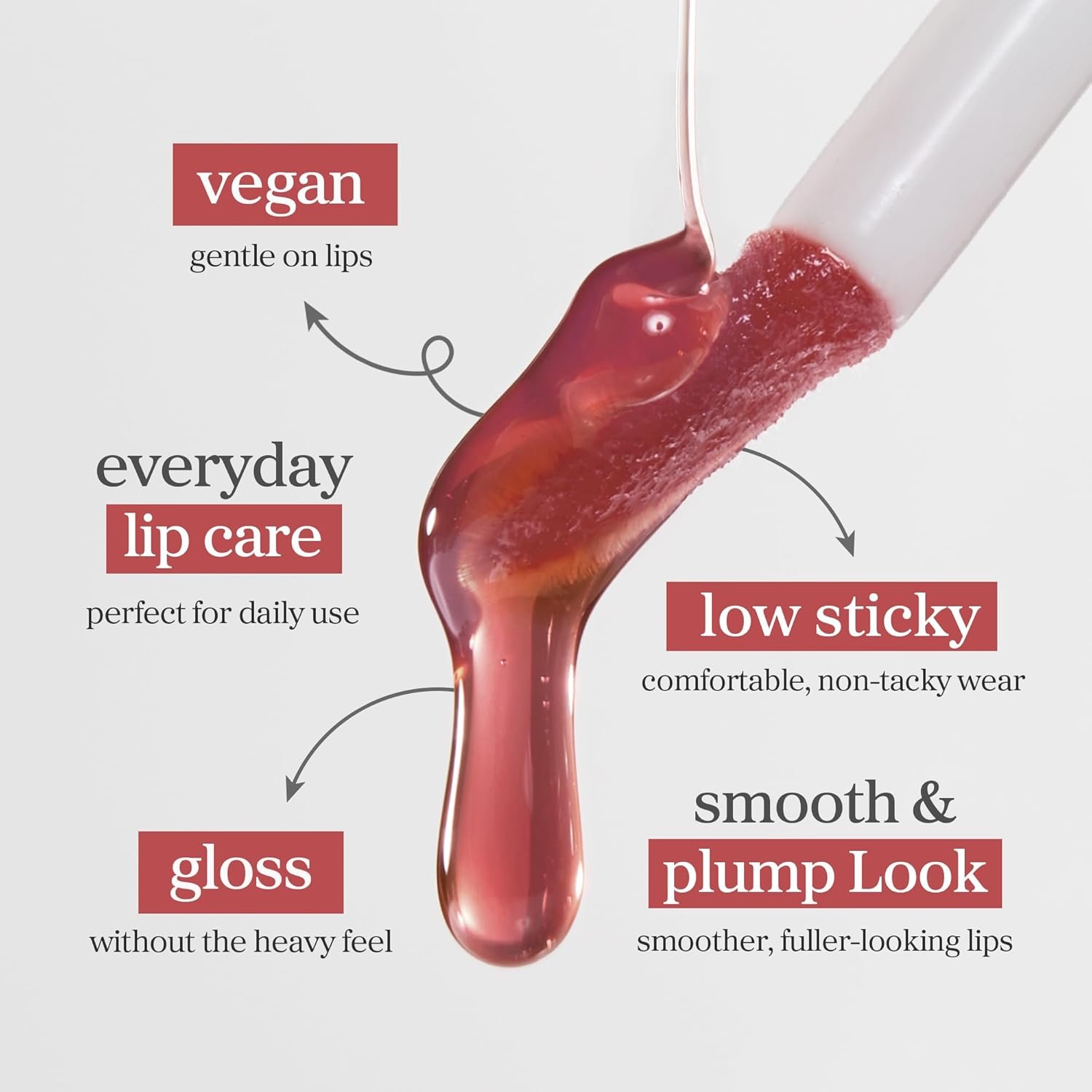 NOONI Korean Lip Oil - Applewine | Long-Lasting, Moisturizing, Plumping, Revitalizing for Dry Lips, Waterproof, No Peel Off, Hydrating Lip Stain, Stocking Stuffers, Gifts For Women, 0.12 FL Oz - Image 8