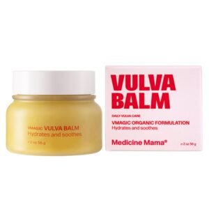 VMAGIC by Medicine Mama Organic Vulva Balm – Intimate Skin Care, Menopause Support – Relieves Feminine Dryness, Itching & Irritation – Hormone Free, Vaginal Moisturizer for Women – 2 oz