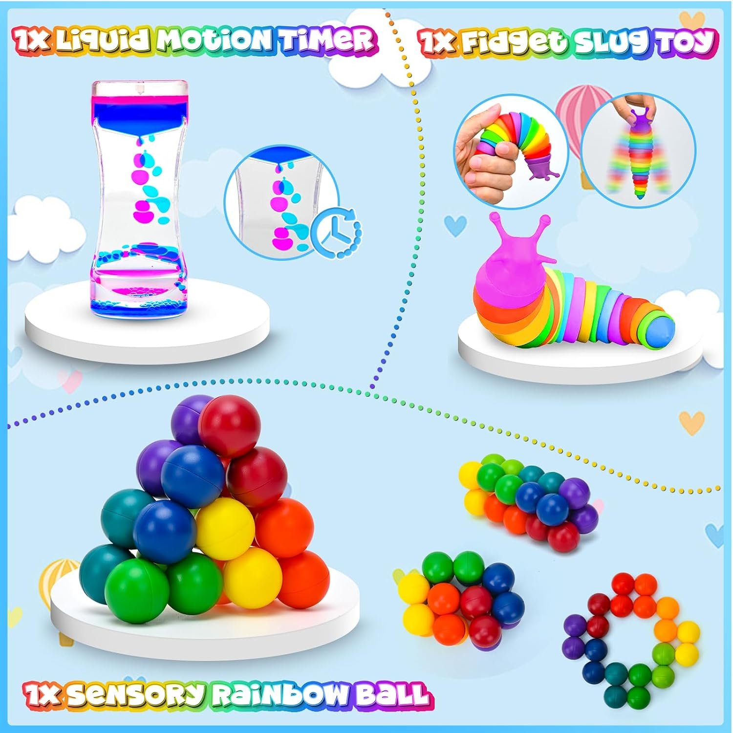 15Pack Fidget Toys Bulk for Adult Kids Age 5-7, 8-12, Sensory Autism Travel Must Have ADHD Autistic Figette Classroom Treasure Prize Box School Must Have Stress Anxiety Easter Basket Stuffers Gifts - Image 3